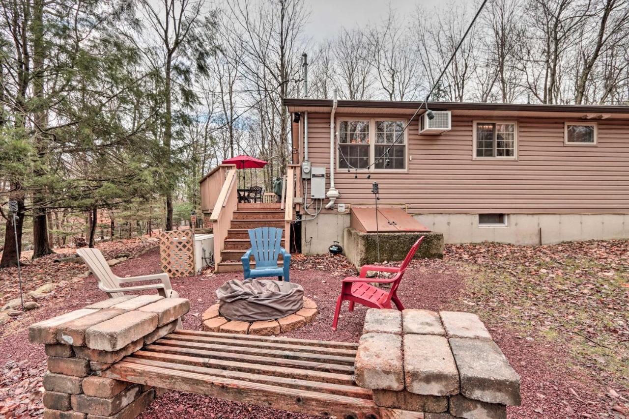 Poconos Home With Game Room Walk To Lake Harmony! Dış mekan fotoğraf