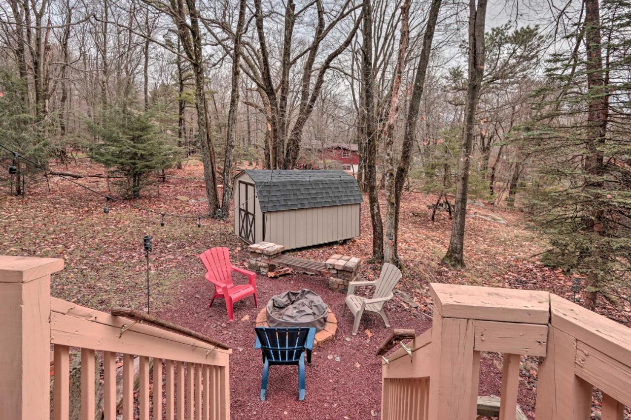 Poconos Home With Game Room Walk To Lake Harmony! Dış mekan fotoğraf